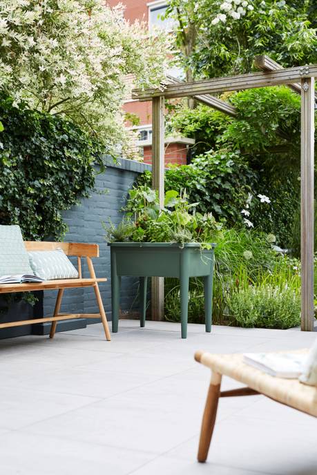 green basics anzucht tisch super xxl laubgrün